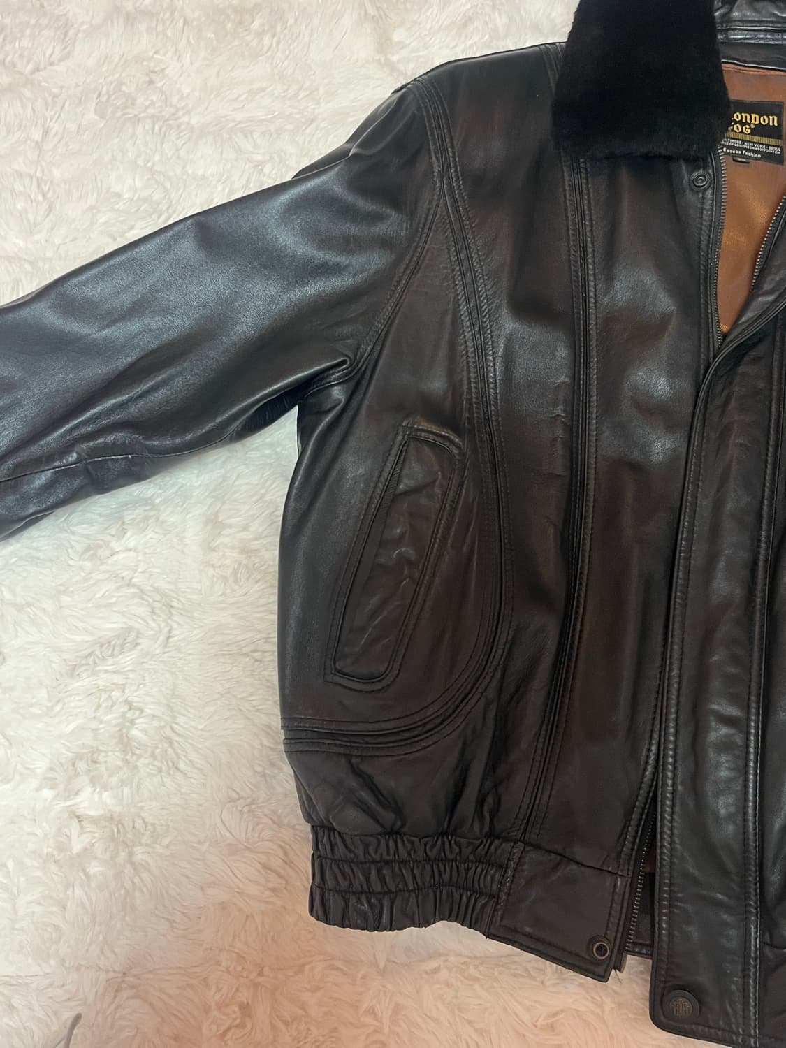 런던포그 레더 자켓 상품이미지3