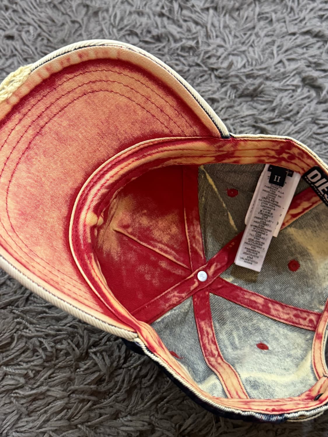 디젤 C세이몬 볼캡 초판 2사이즈 상품이미지3