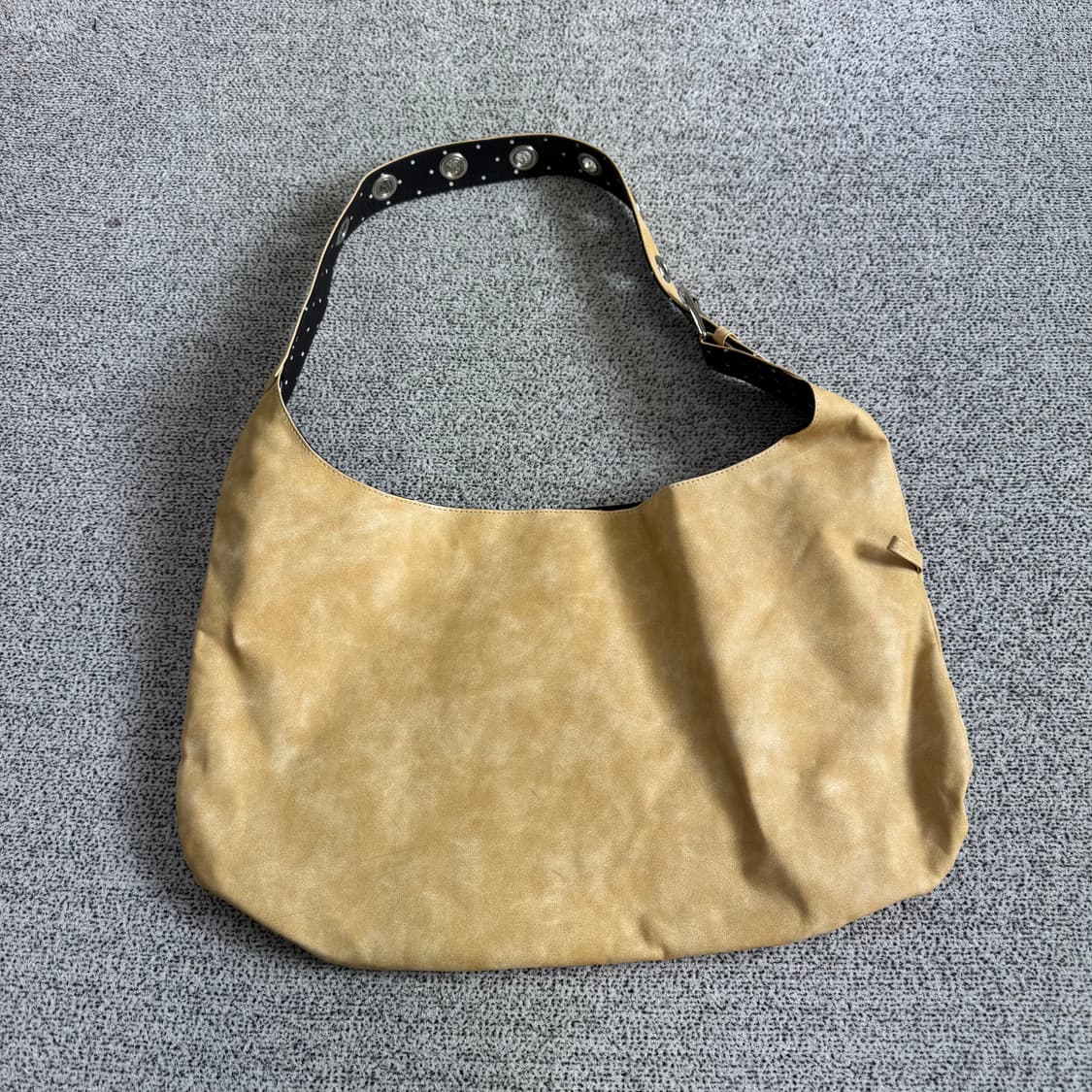 레터리 리버시블 백(옐로우) 상품이미지6