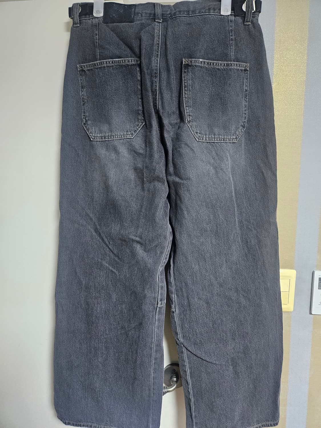 [3]폴리테루 고시마데님 워시드블랙 001  상품이미지2