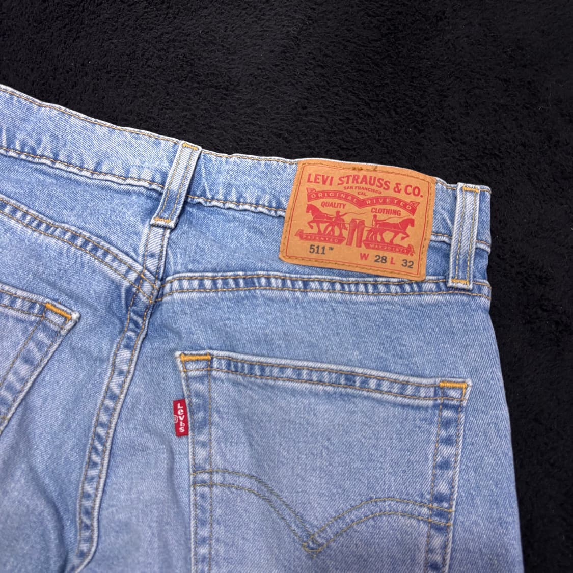 28 리바이스511 연청 슬림 스트레이트 데님팬츠 상품이미지3