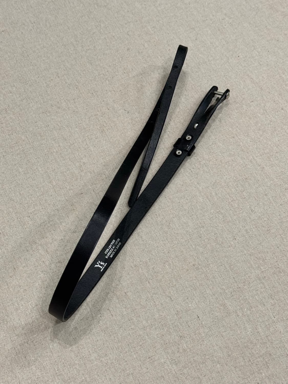 요지야마모토 네로우 버클 벨트 상품이미지1