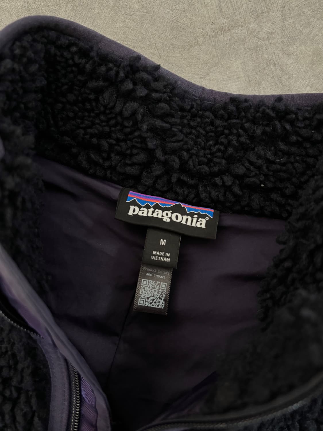 Patagonia 파타고니아 퍼플 컬러 플리스 자켓  상품이미지8
