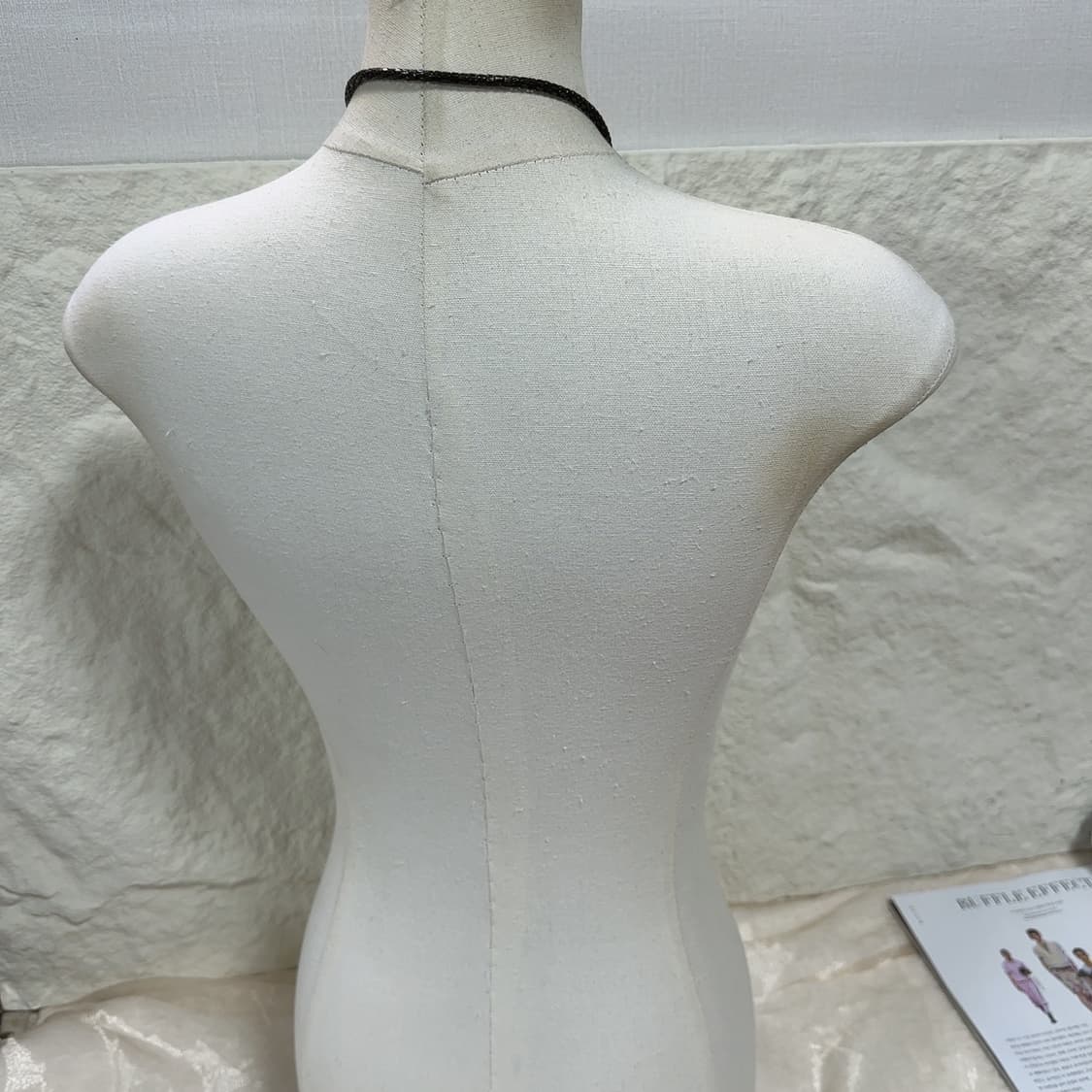 빈티지 고딕 로프 넥타이 태슬 목걸이 상품이미지3