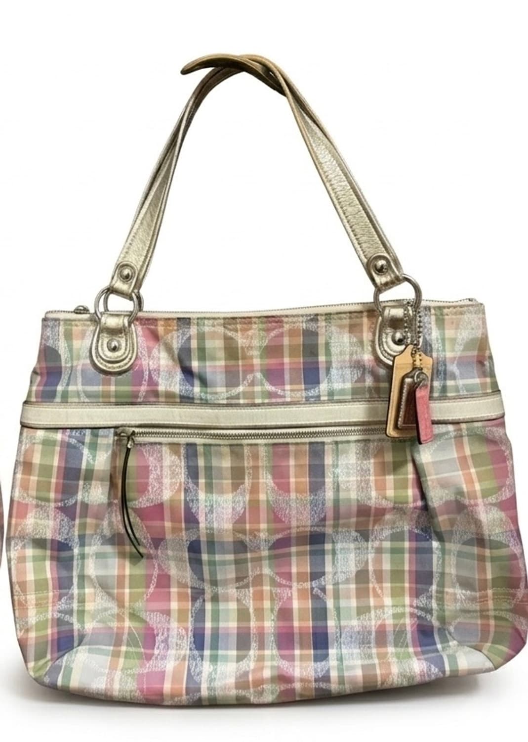 코치 매드라스 시그니처 패턴 토트백 상품이미지1