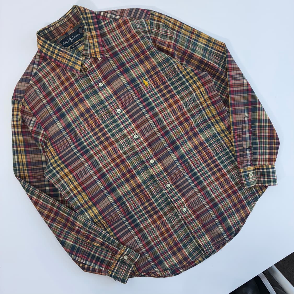 Polo 폴로 랄프로렌 코튼 마드라스 체크 셔츠 상품이미지2