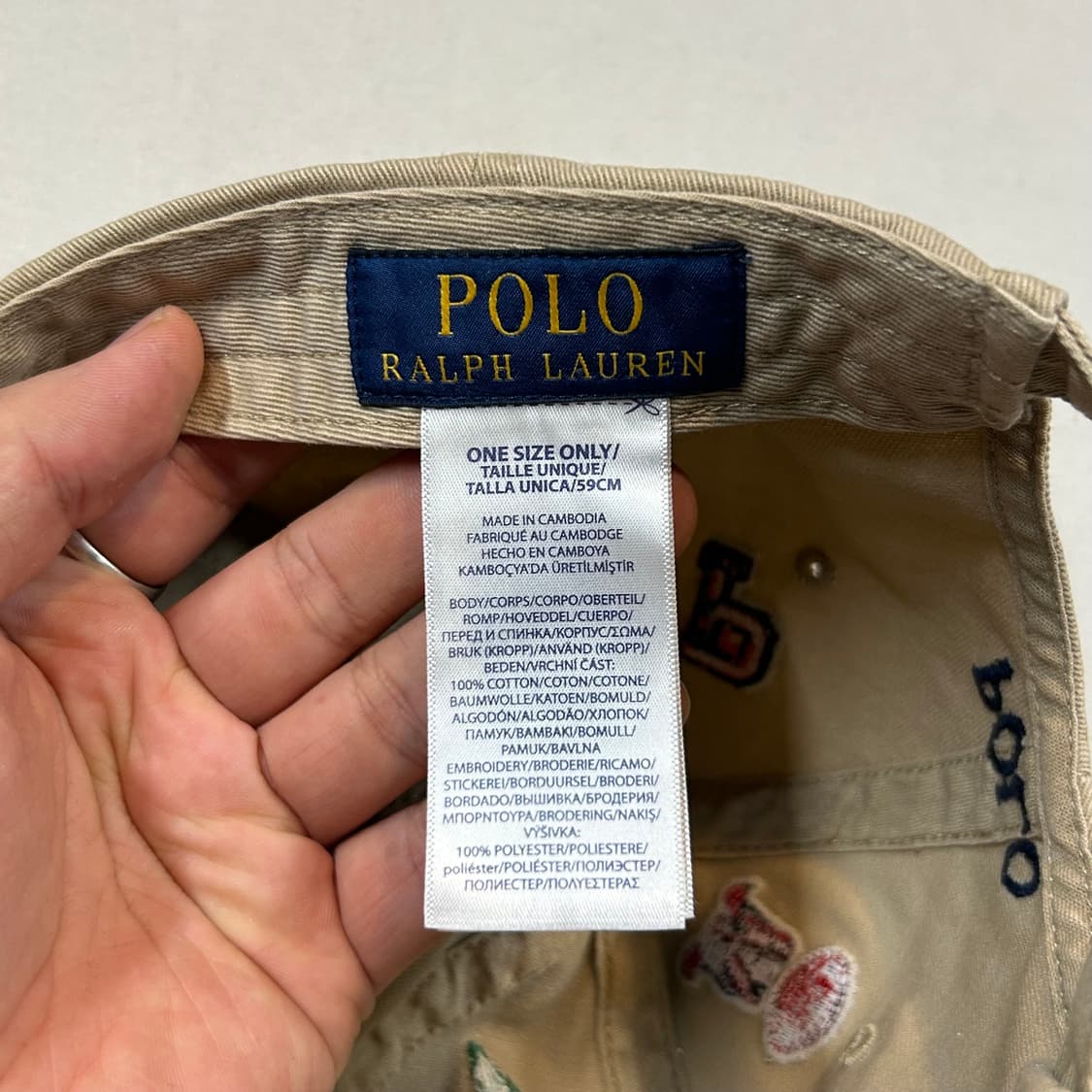 폴로 랄프로렌 멀티 패치 볼캡 모자 정품 상품이미지8