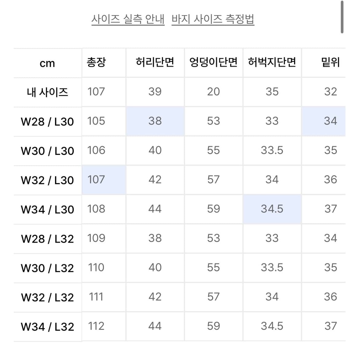 (XS/28) 벨리에 트루 와이드 데님 팬츠 빈티지 인디고 상품이미지2