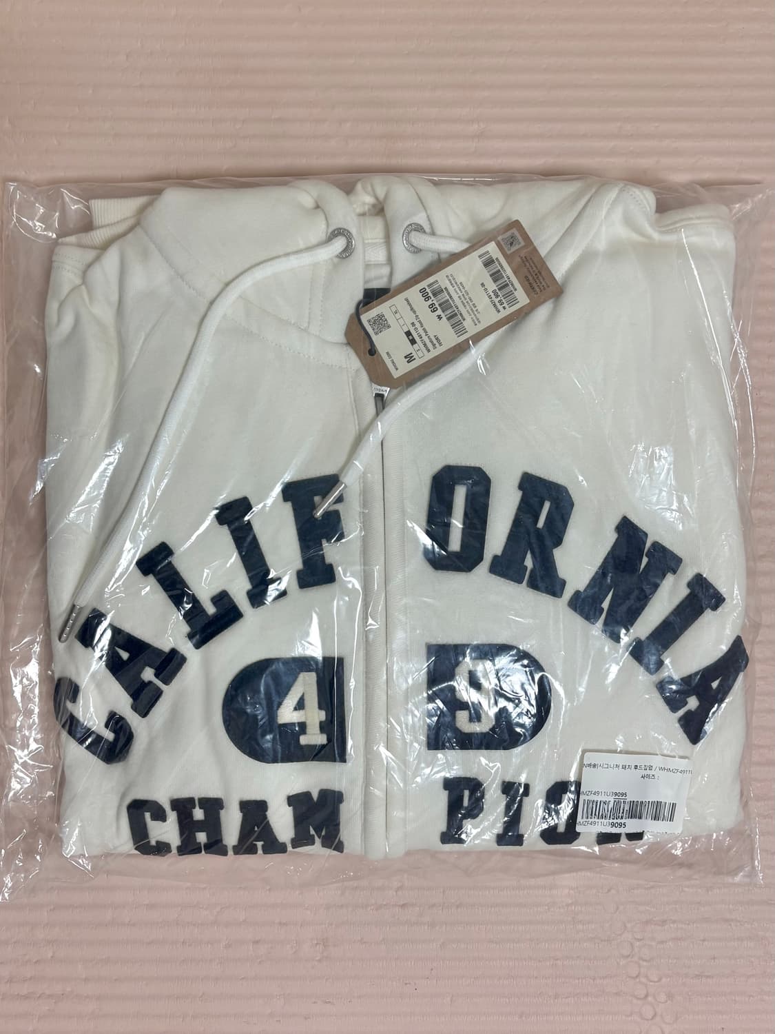 [새상품] 후아유 패치 후드집업 S 상품이미지4