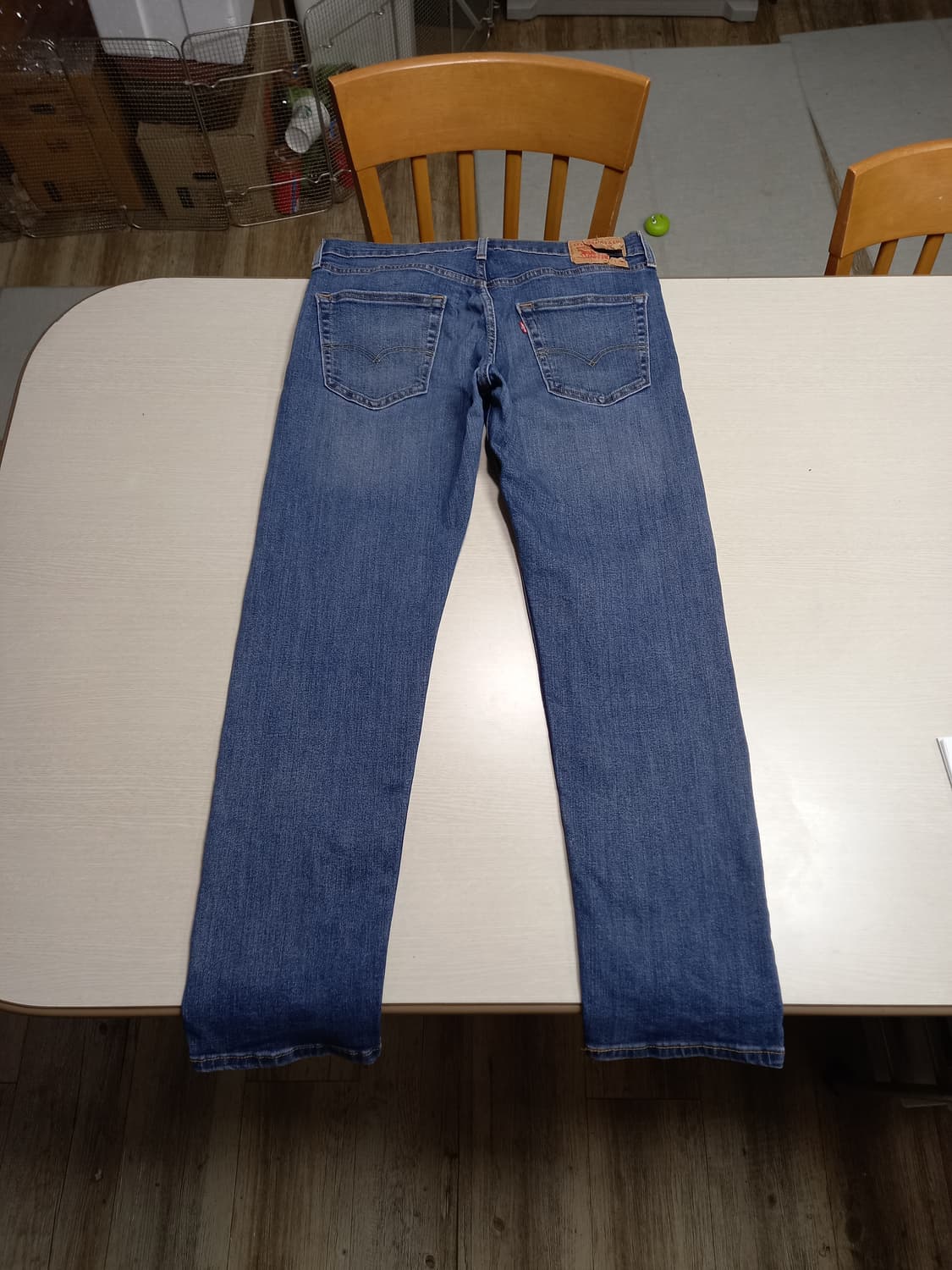 33 리바이스502 워싱 스판 슬림일자진 33-455 상품이미지2