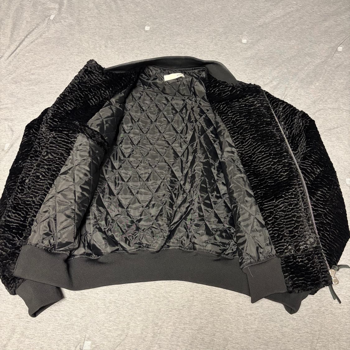 [L] KYHO 벨벳 봄버 자켓 상품이미지7