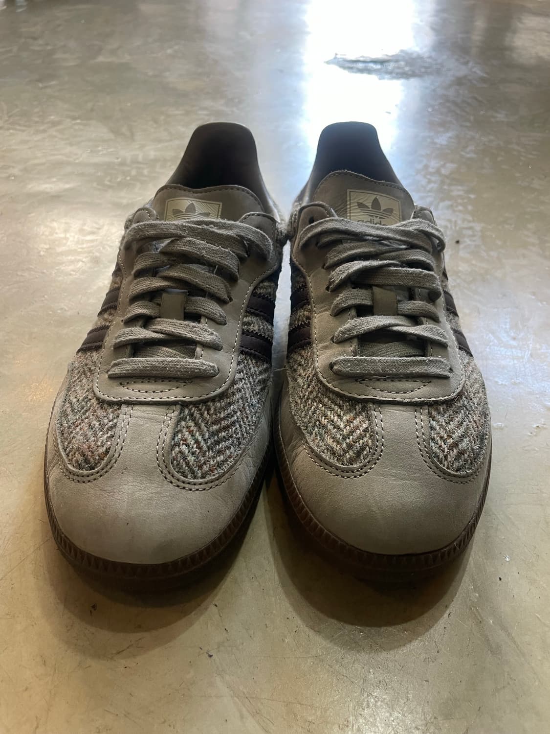 아디다스 삼바 OG 해리스 트위드 쉐도우 브라운 240 상품이미지2