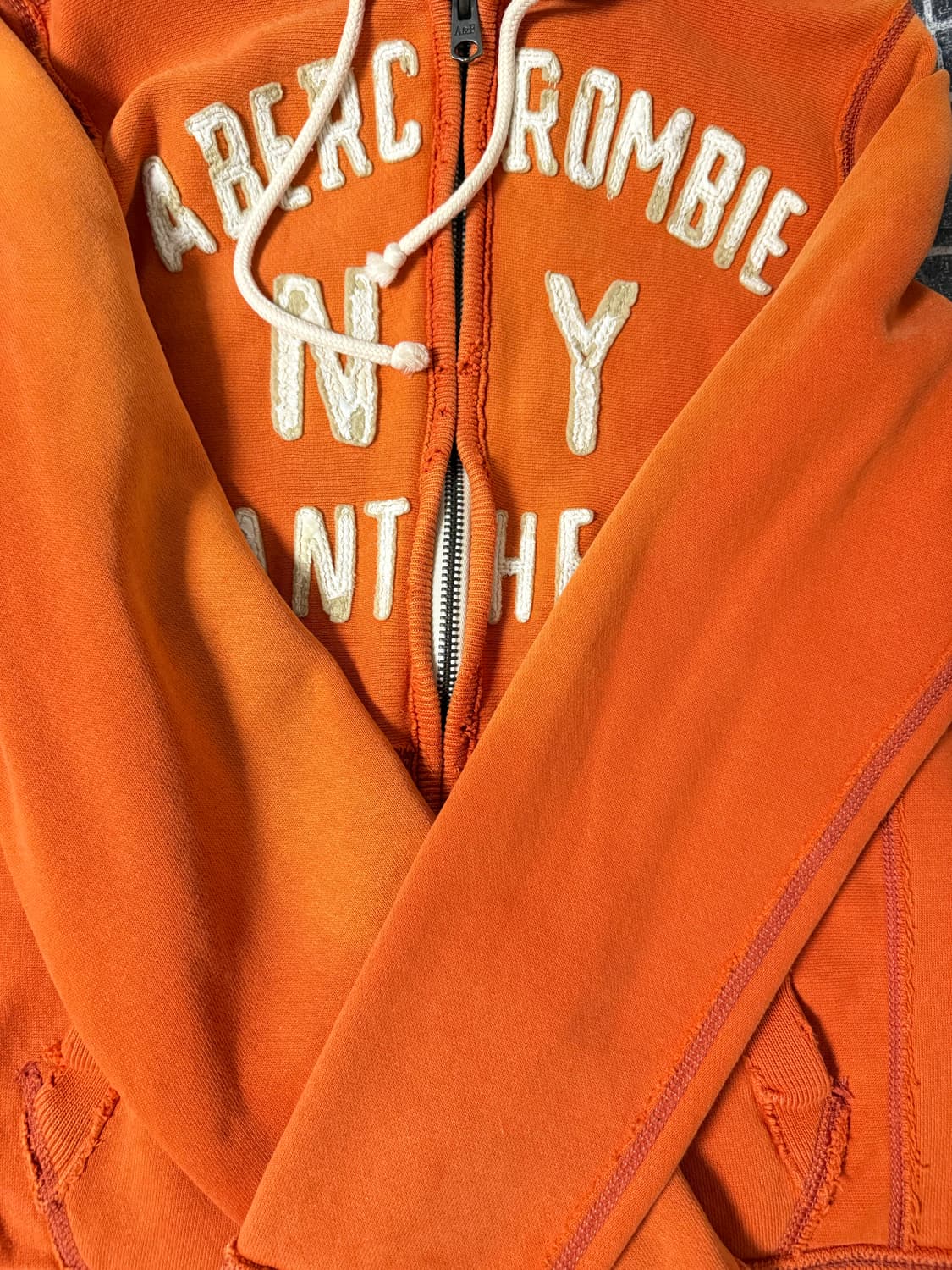 아베크롬비 와플 후드집업 루즈핏 상품이미지7