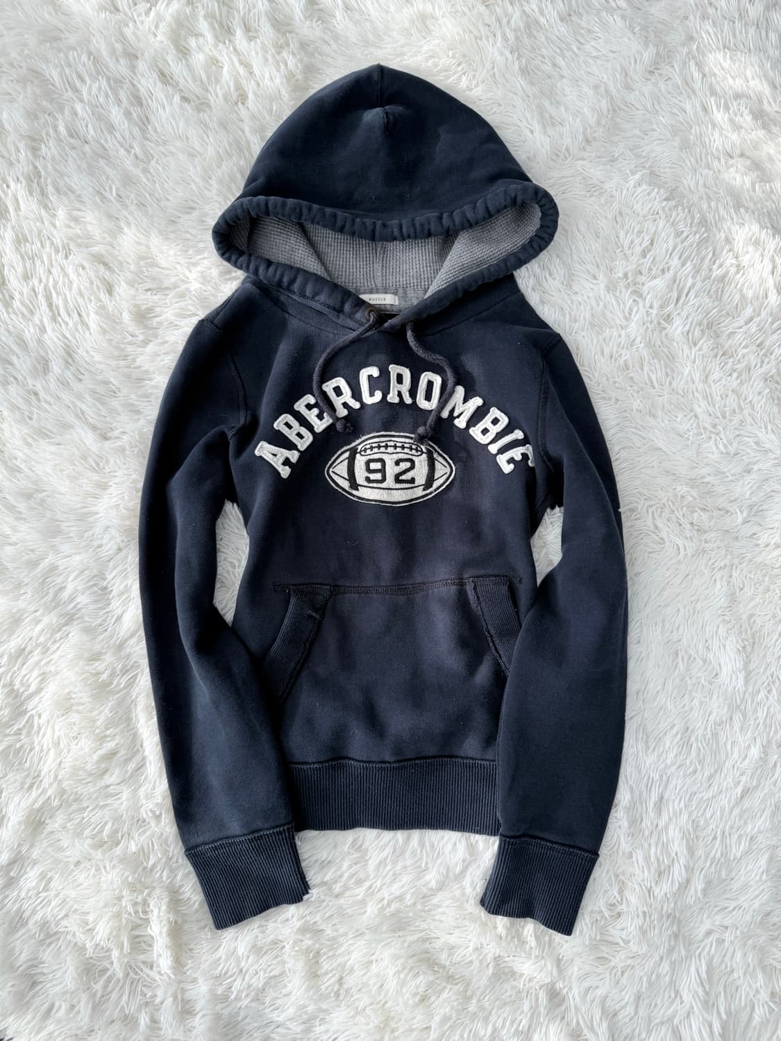 아베크롬비 네이비 럭비 후드티 상품이미지1