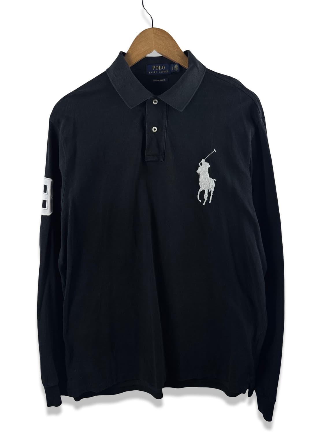 폴로랄프로렌 빅포니 블랙 긴팔 카라티2459 상품이미지1