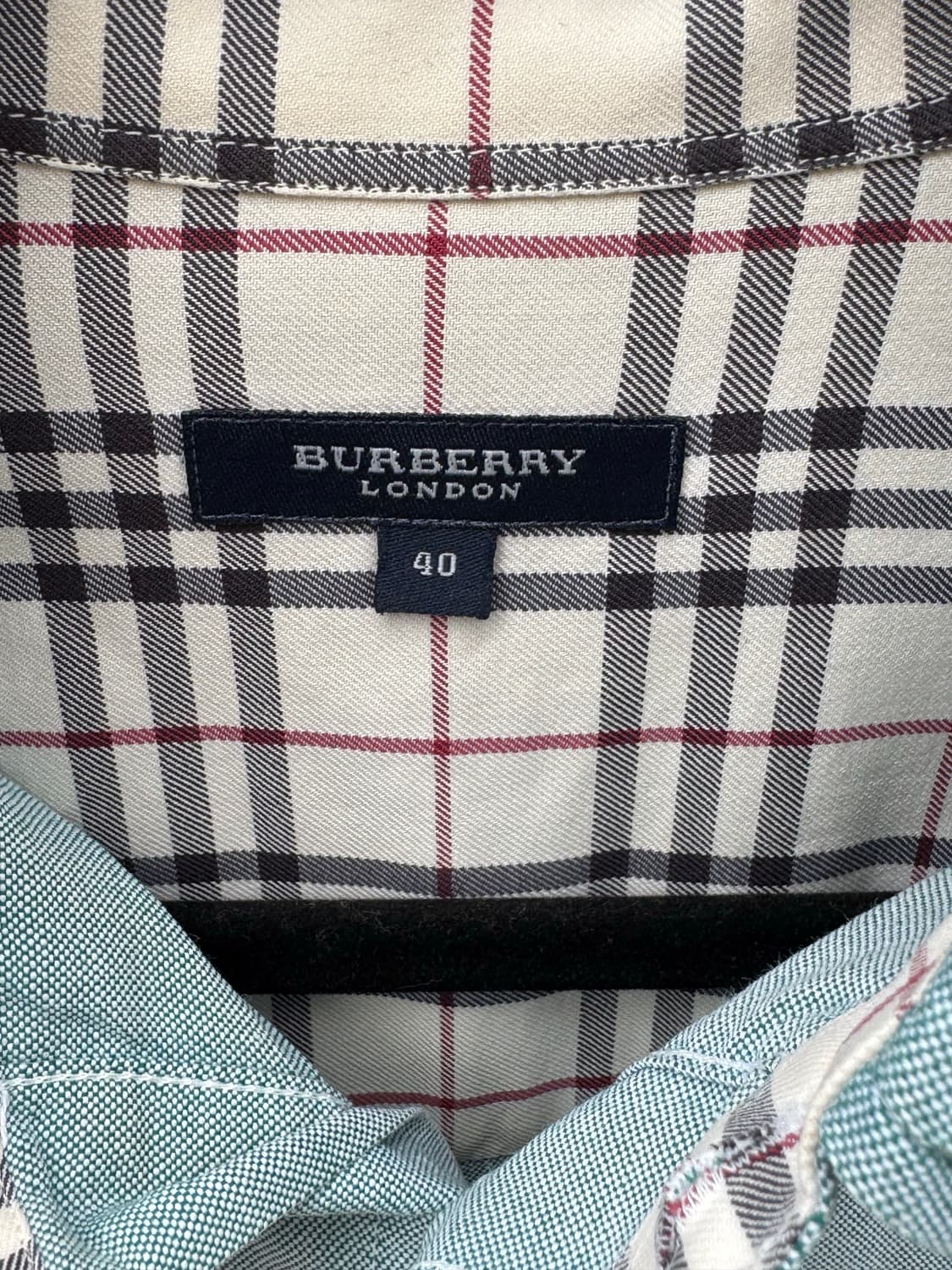 Burberry Solid Shirt (Teal) 상품이미지5