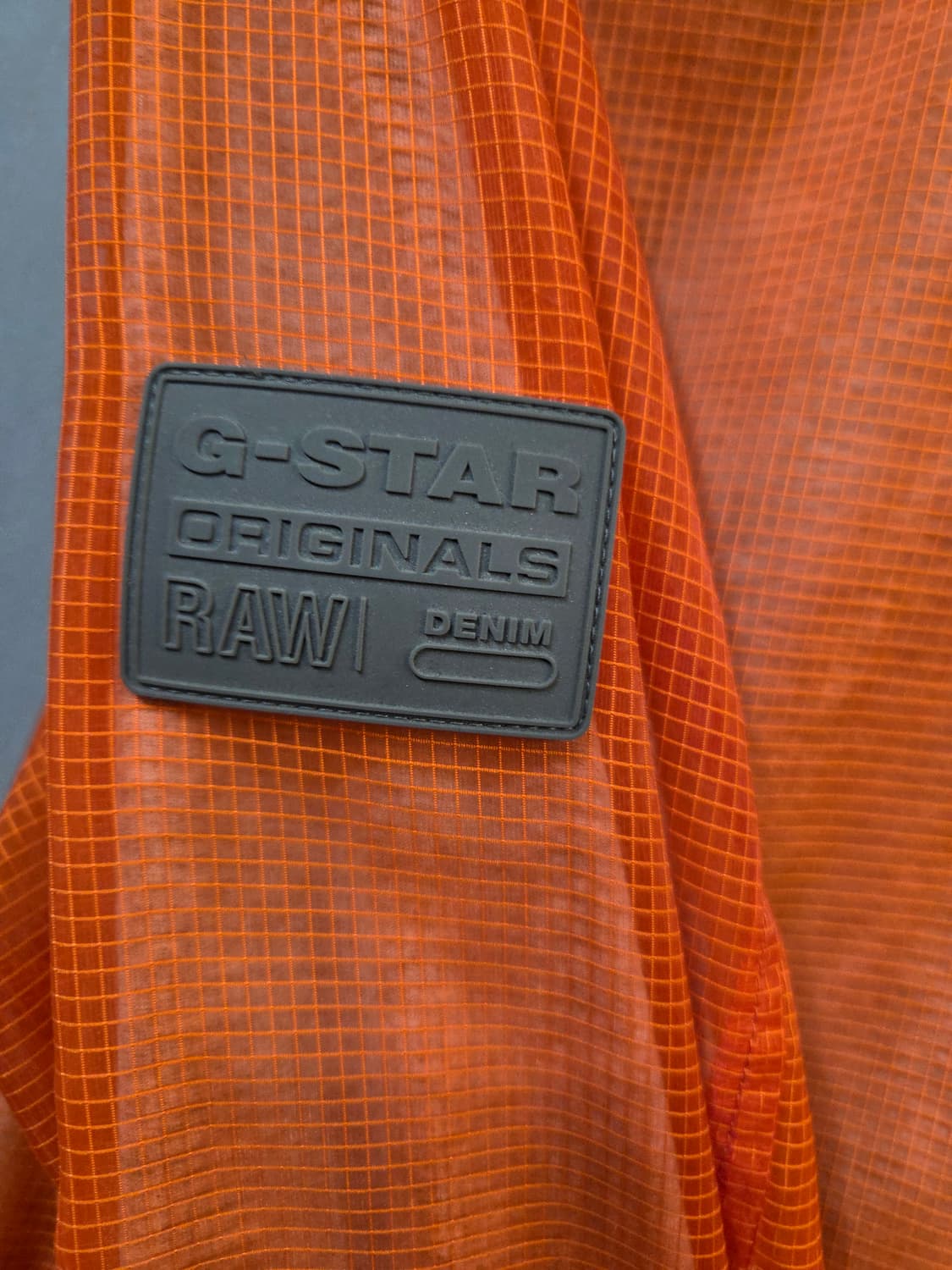 G-STAR 오렌지색 시스루 바람막이 점퍼(XS) 상품이미지4