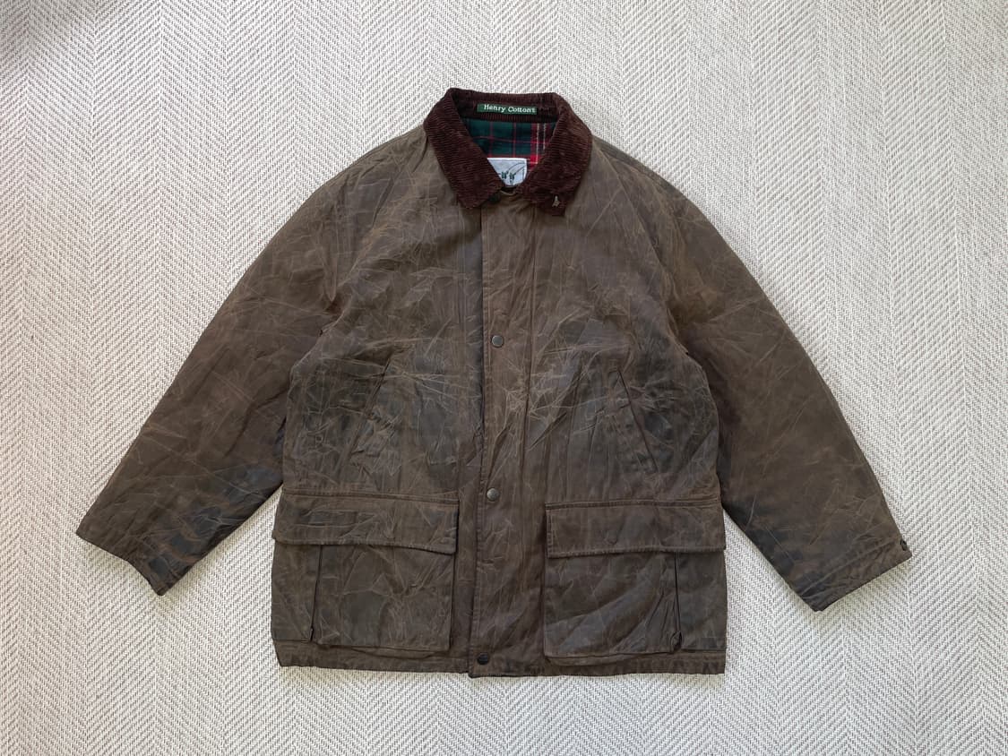 헨리코튼 에이징 왁스 코튼 필드자켓 J04201 상품이미지1