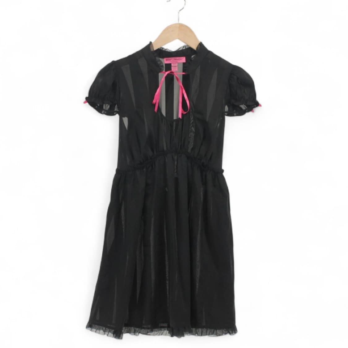 BETSEY JOHNSON 벳시존슨 리본 시스루 원피스 상품이미지1