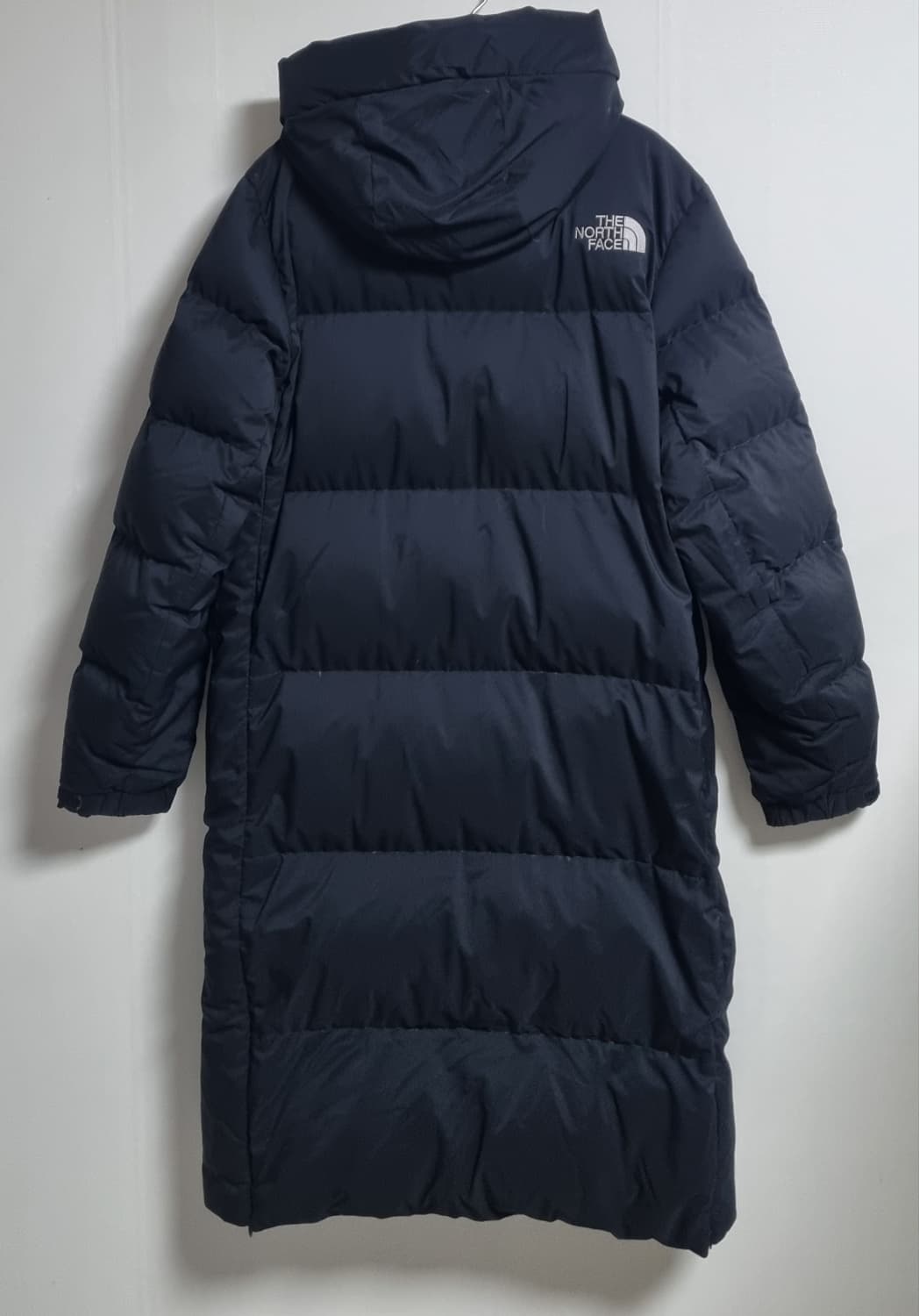 S (55) 노스페이스 눕시 블랙 롱 구스다운 패딩 상품이미지2