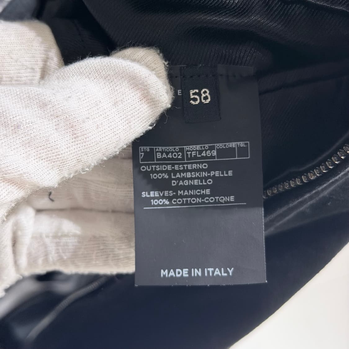 (A+/58) / 톰포드 스웨이드 니트 집업 블랙 상품이미지8