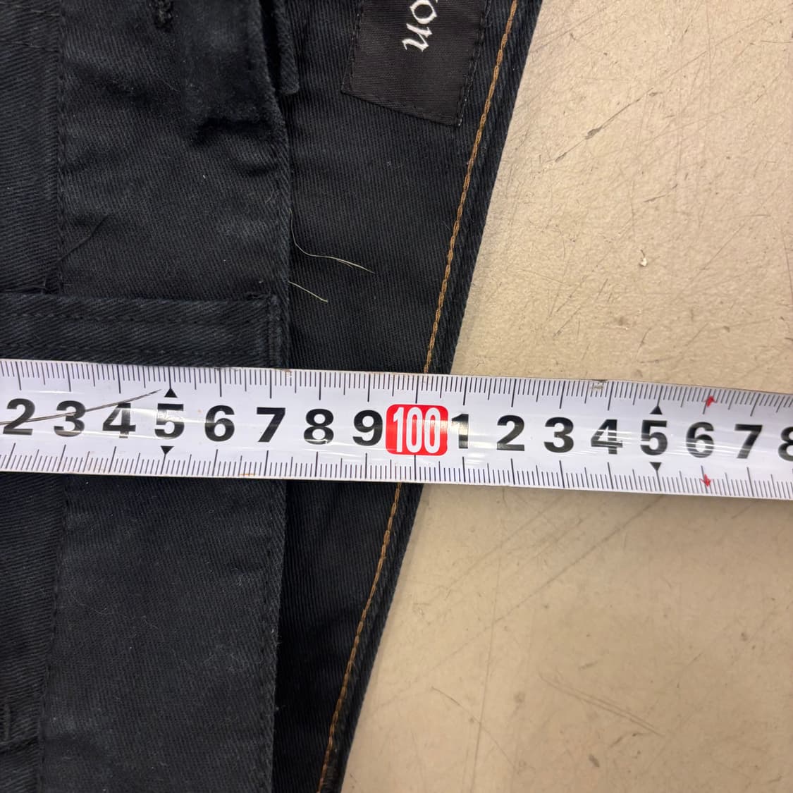 브릭스톤 블랙 코튼 팬츠 상품이미지4