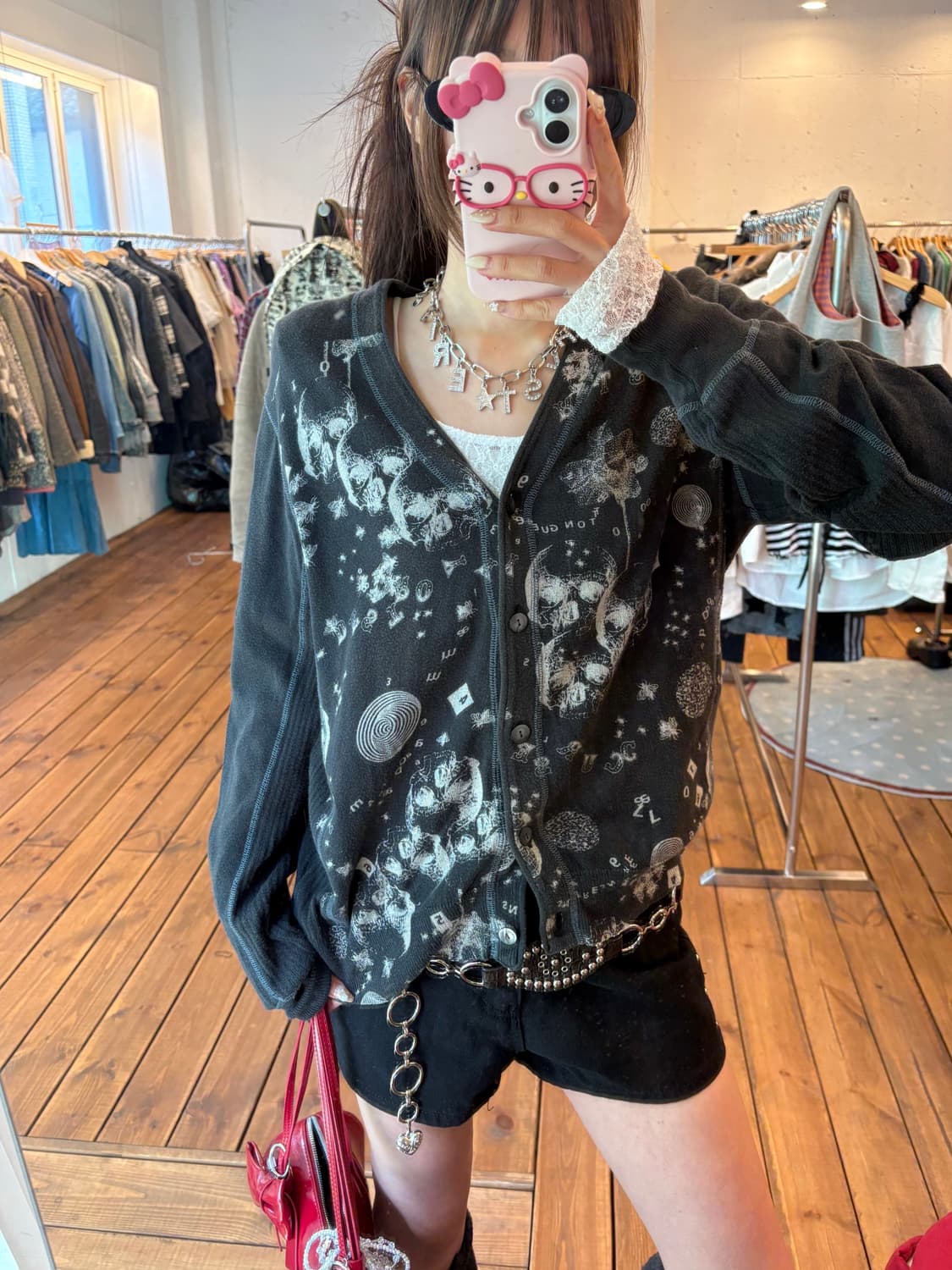 히스테릭글래머 스컬 가디건 상품이미지4