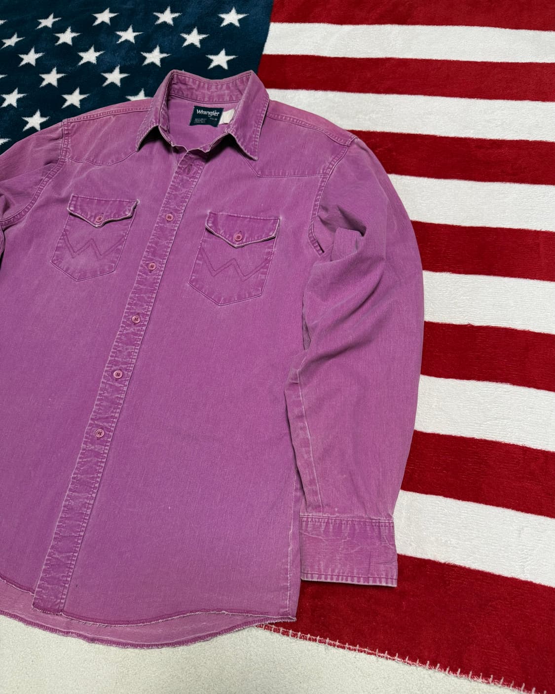 랭글러 웨스턴셔츠 90s Wrangler western shirt 빈티지 상품이미지2