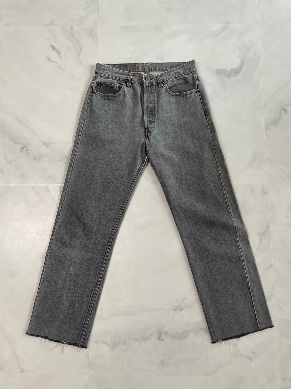 80s USA 빈티지 리바이스 501 그레이진 상품이미지1