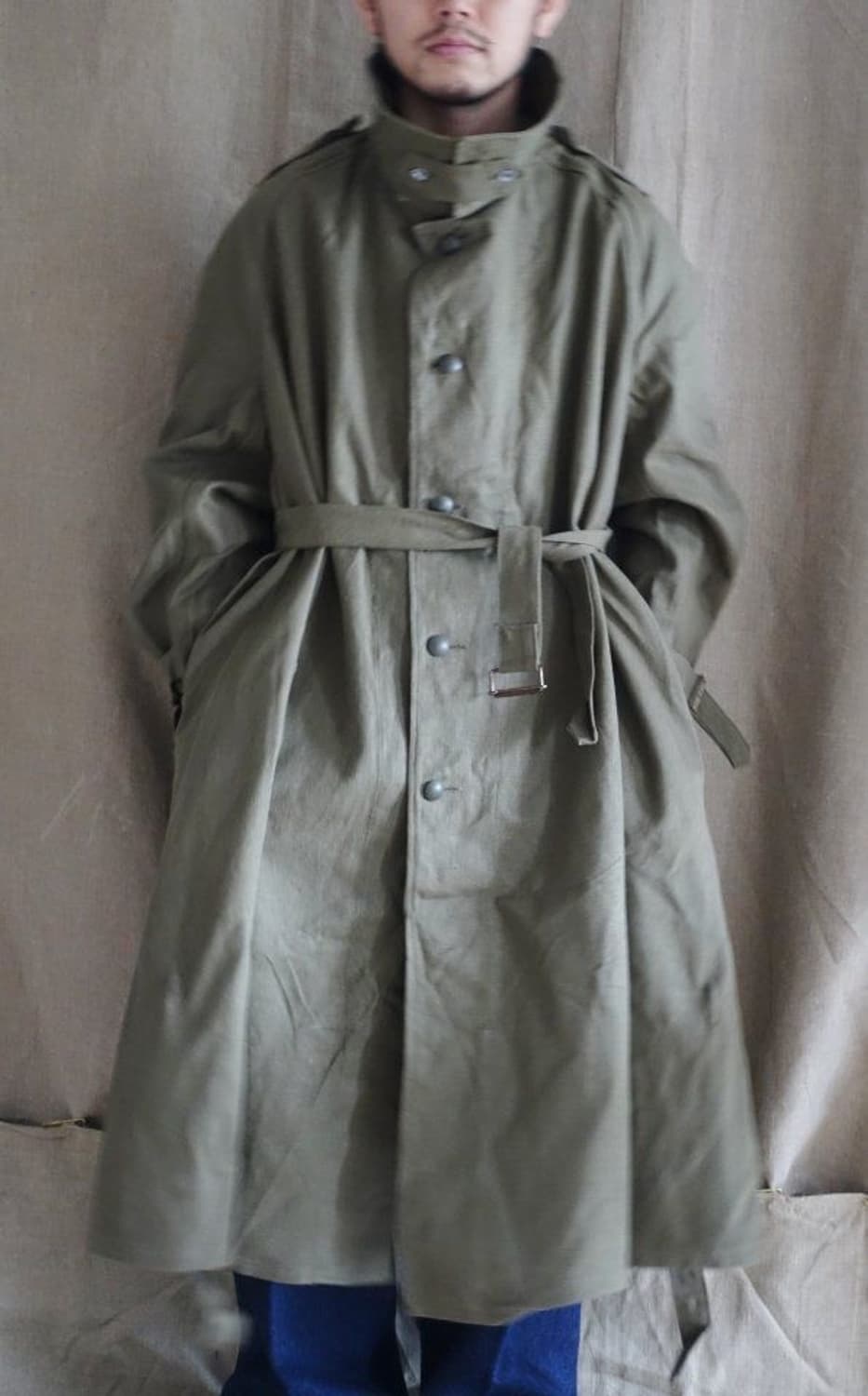 1940/50s FRENCH ARMY M35 밀리터히 모터사이클 코트 상품이미지4