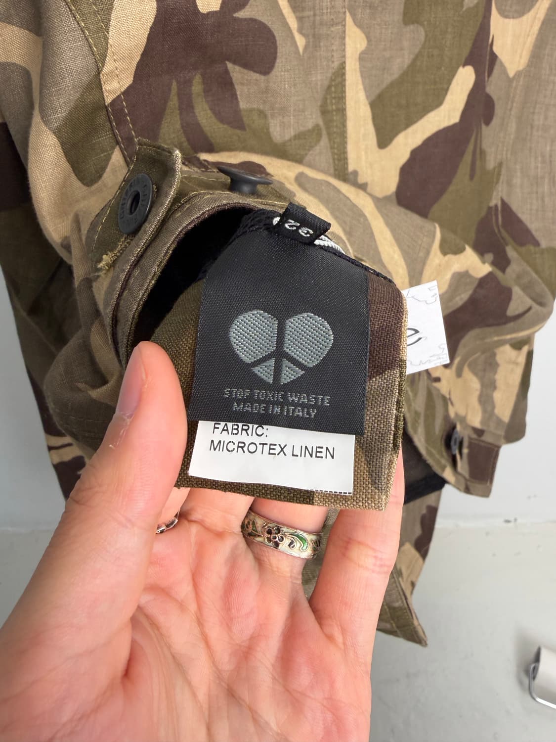 그리핀 린넨 밀리터리 자켓 (made in Italy) 상품이미지5