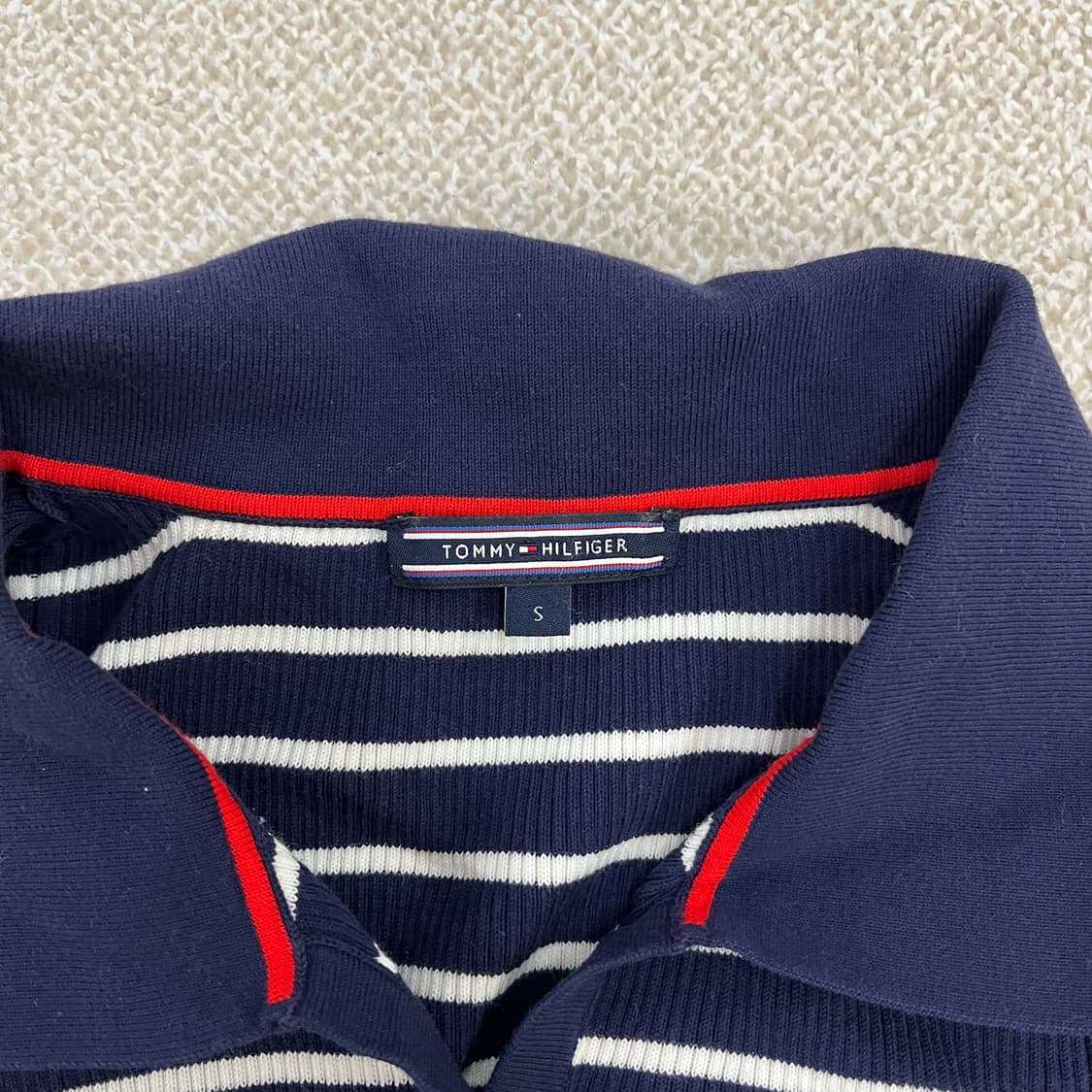 [S] 타미힐피거 여성 스트라이프 폴로 원피스 0102M1 상품이미지2