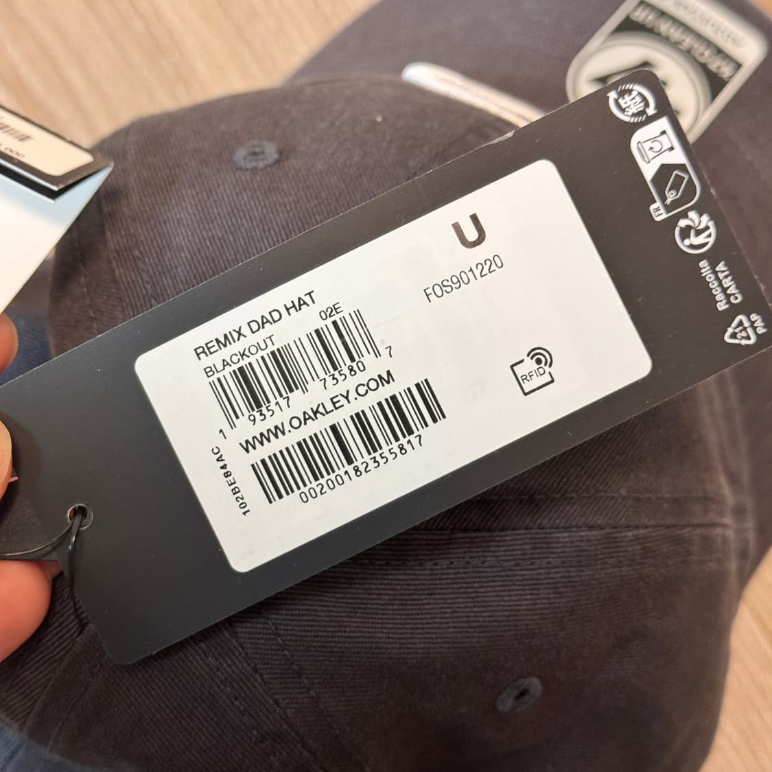 (OS)오클리 리믹스 대드 햇 모자 캡 블랙아웃 새상품 상품이미지5