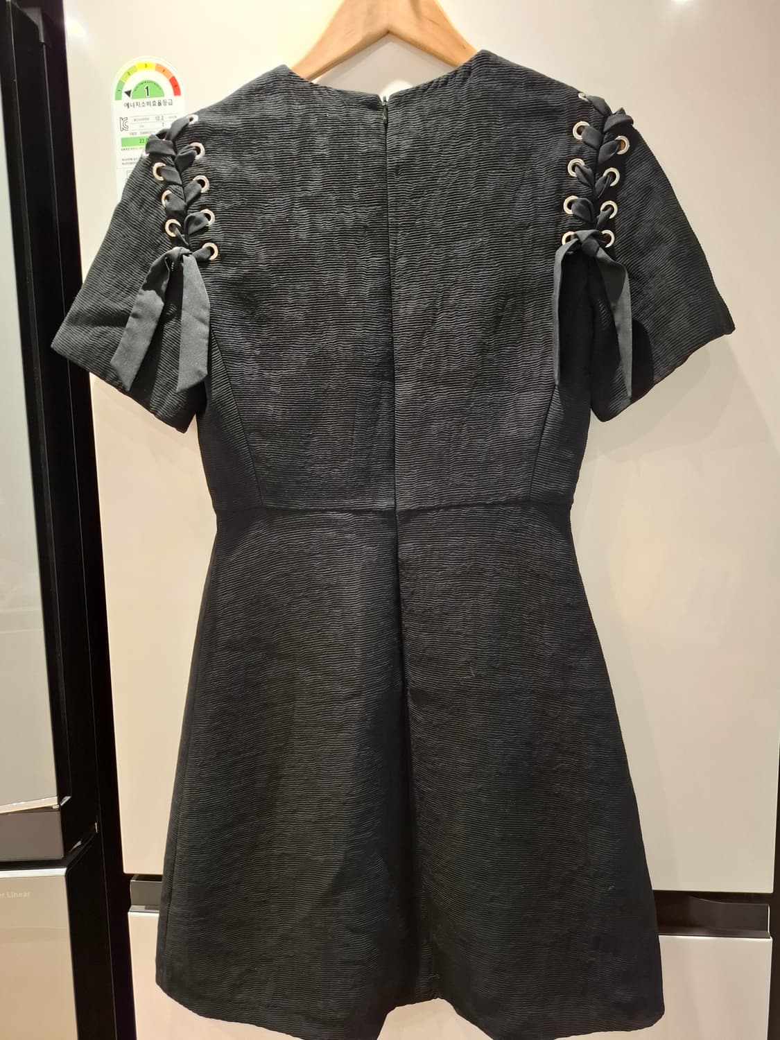 산드로 블랙 미니원피스 상품이미지7