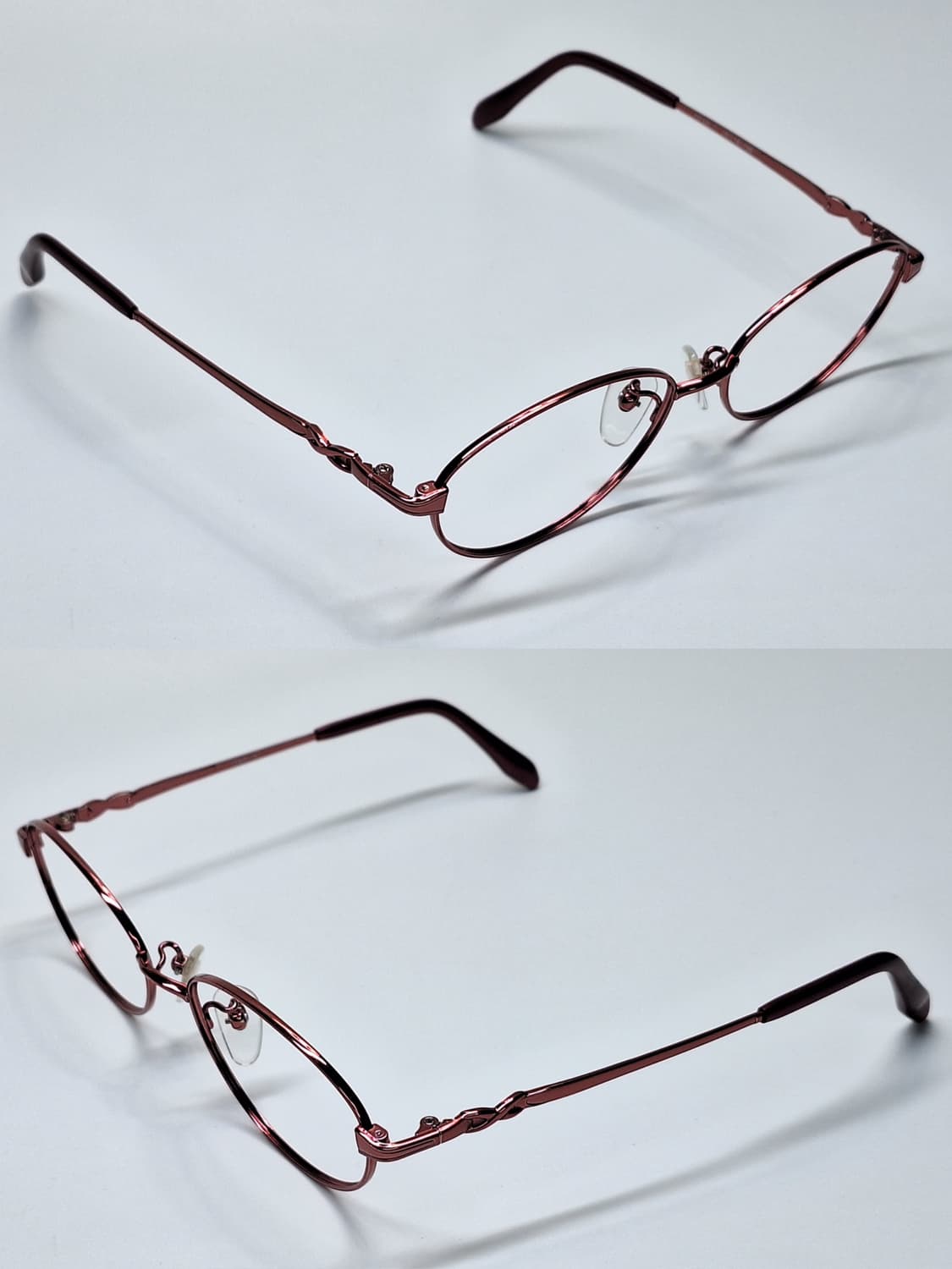 일본 사바에 하우스브랜드 빈티지 로쿠메이칸 순수 티타늄 오벌형 안경테 상품이미지7