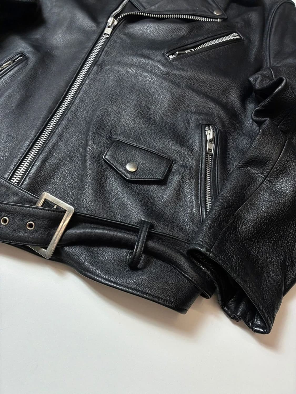 플레이보이 x 휴먼비잉 소가죽 라이더 자켓 PN8414 상품이미지5