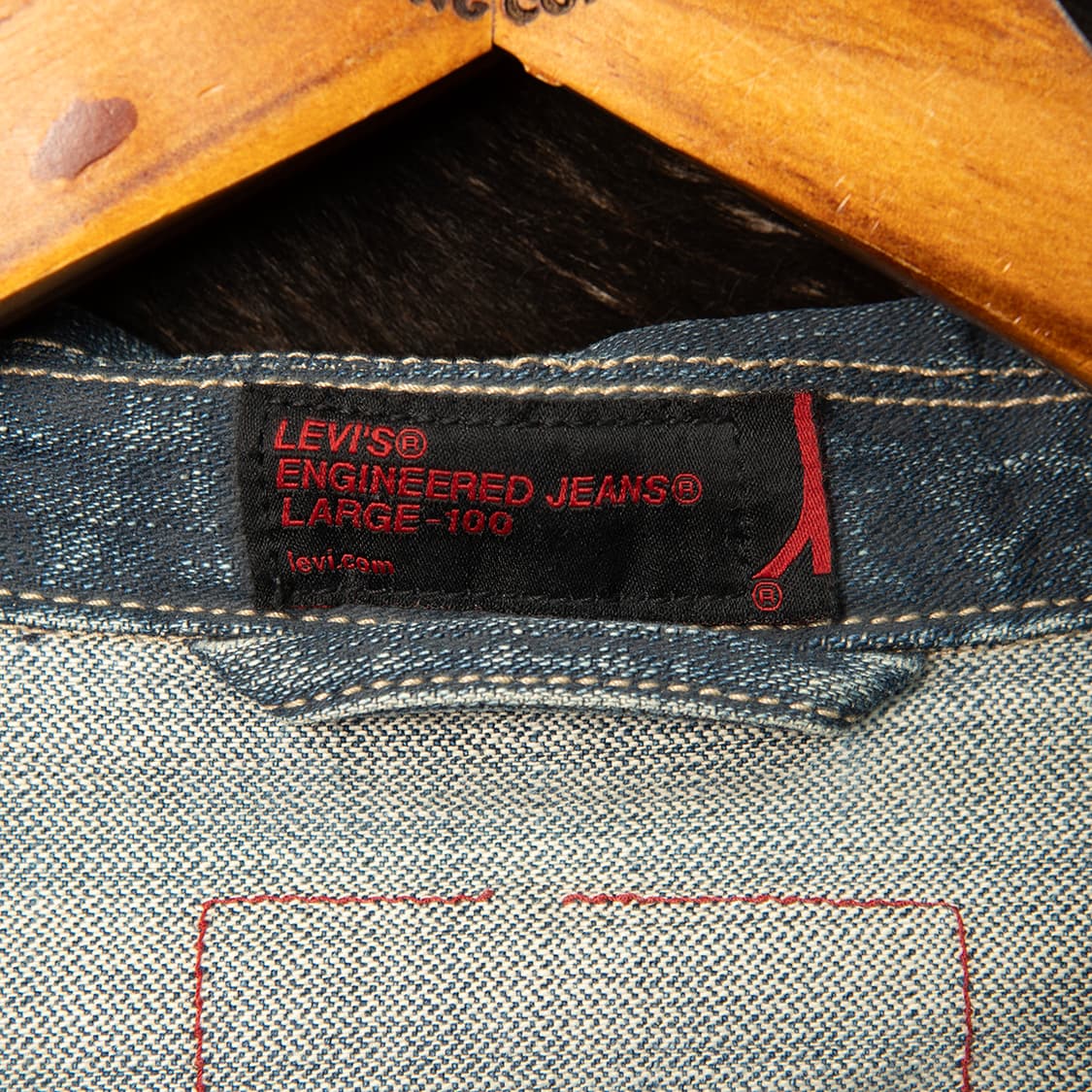 [95] 00s 리바이스 코리아 메이드 엔지니어드진 데님자켓  상품이미지7
