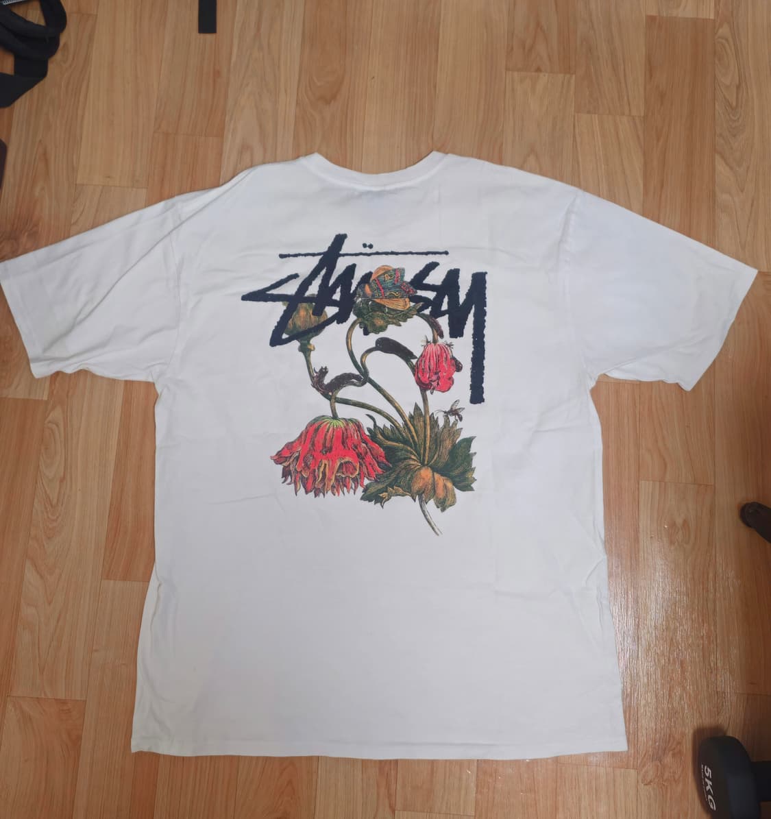 스투시 위더드 플라워 티셔츠 XL 상품이미지2