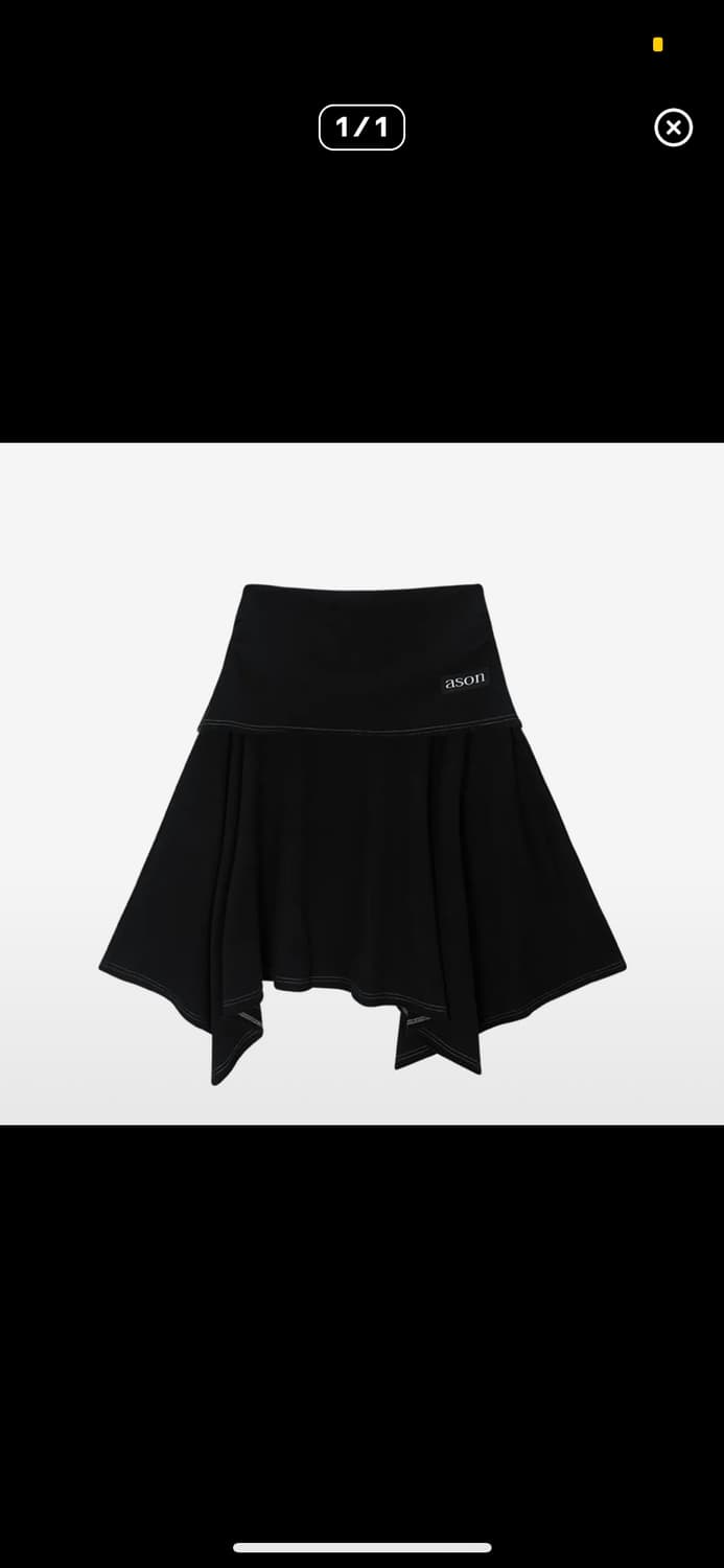 애즈온 레나 언발란스 스커트 치마 LENA UNBALANCE SKIRT 상품이미지1