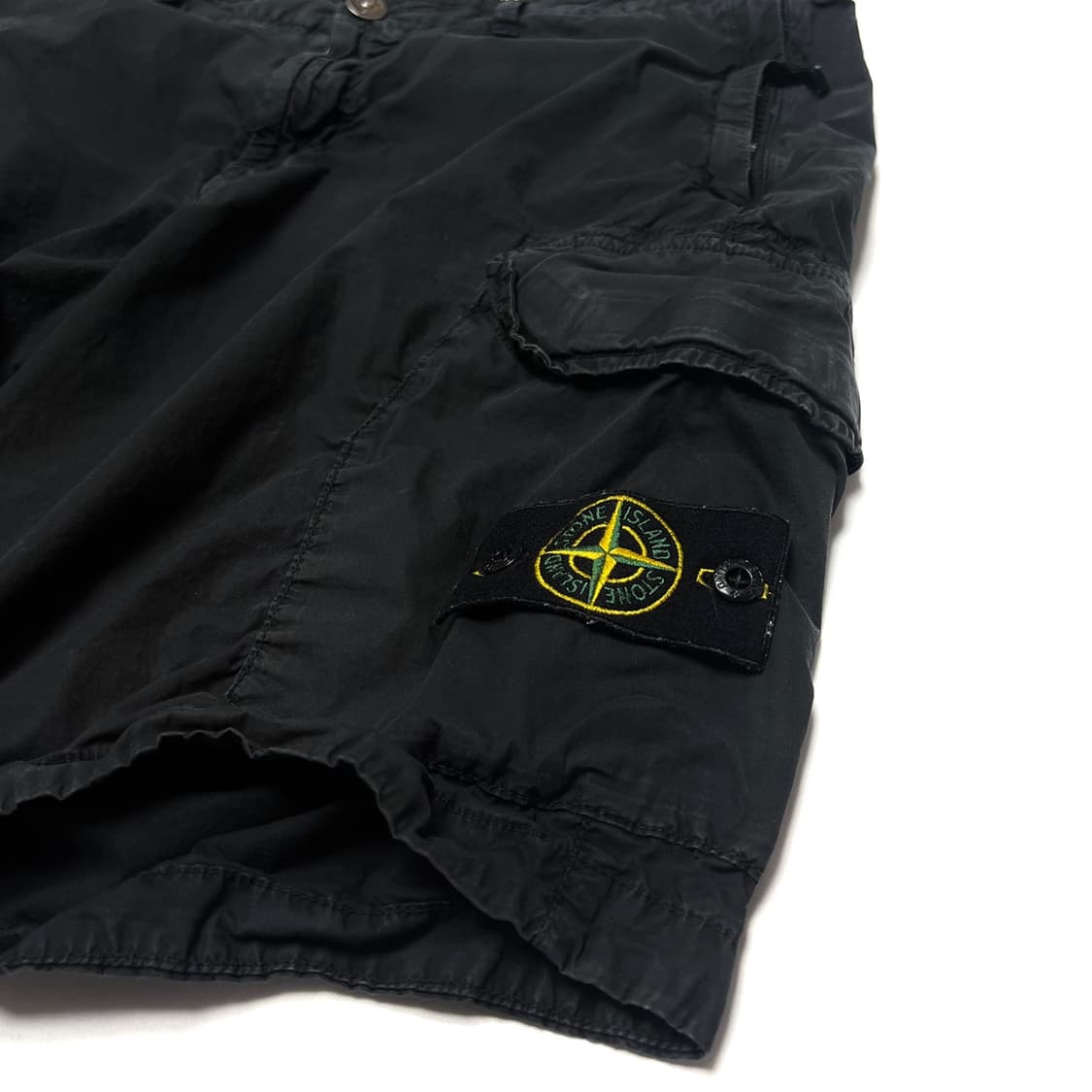 [36size] 스톤아일랜드 카고 숏팬츠 블랙 상품이미지3