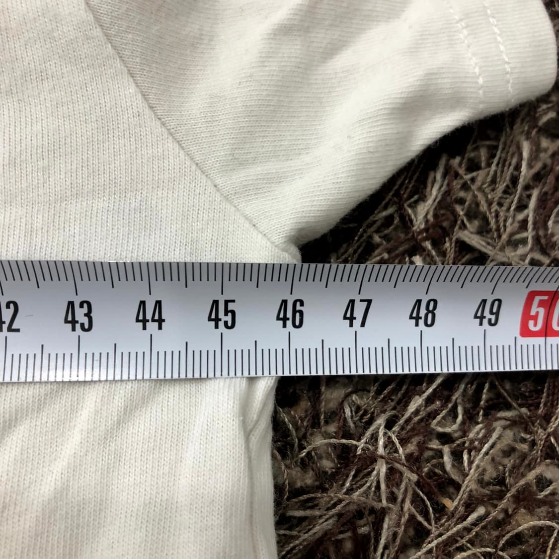  S 오니츠카타이거 화이트 반팔 티셔츠 상품이미지5