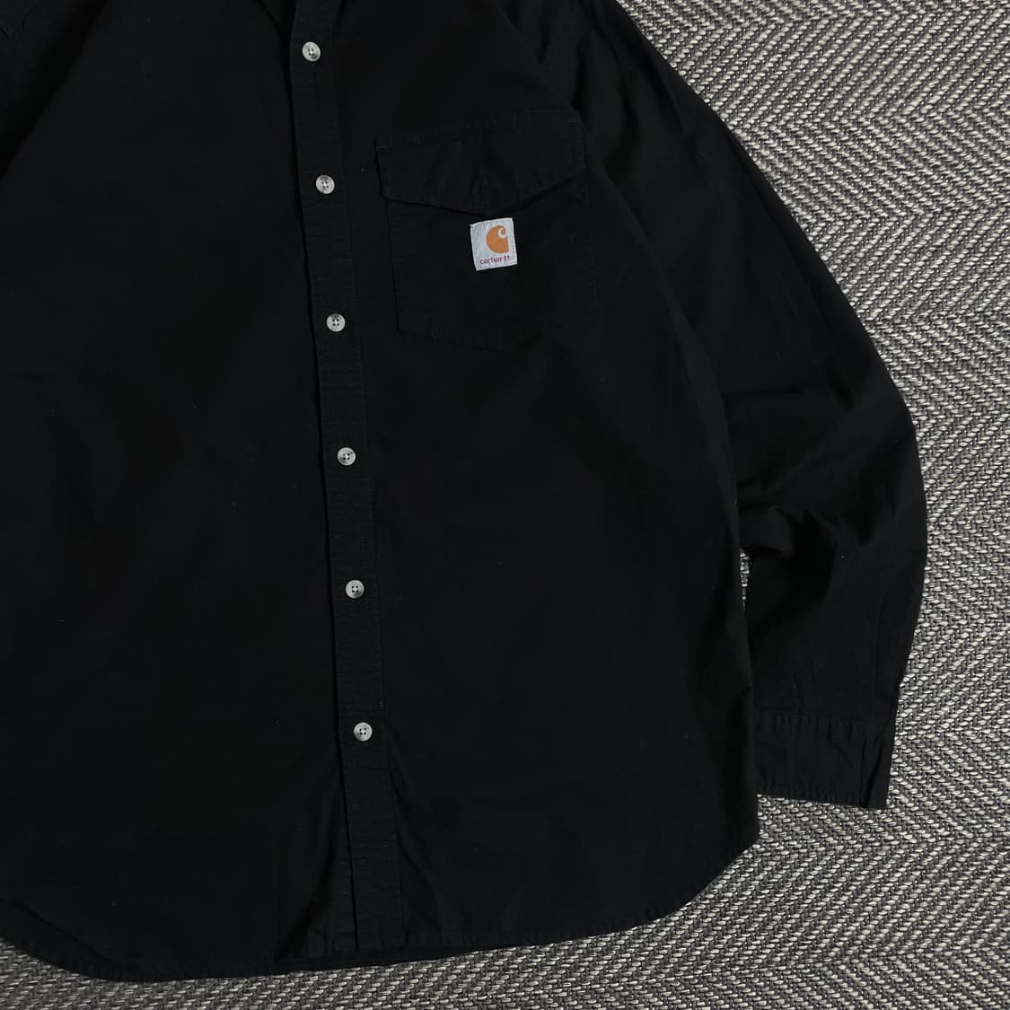 칼하트 원포켓 블랙 박시핏 워크 셔츠y 2974 상품이미지3
