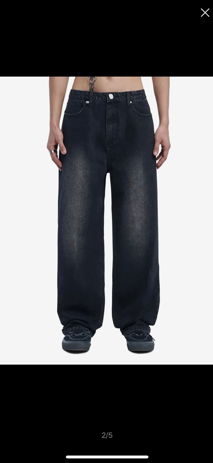 노매뉴얼 워싱 데님 팬츠 상품이미지2