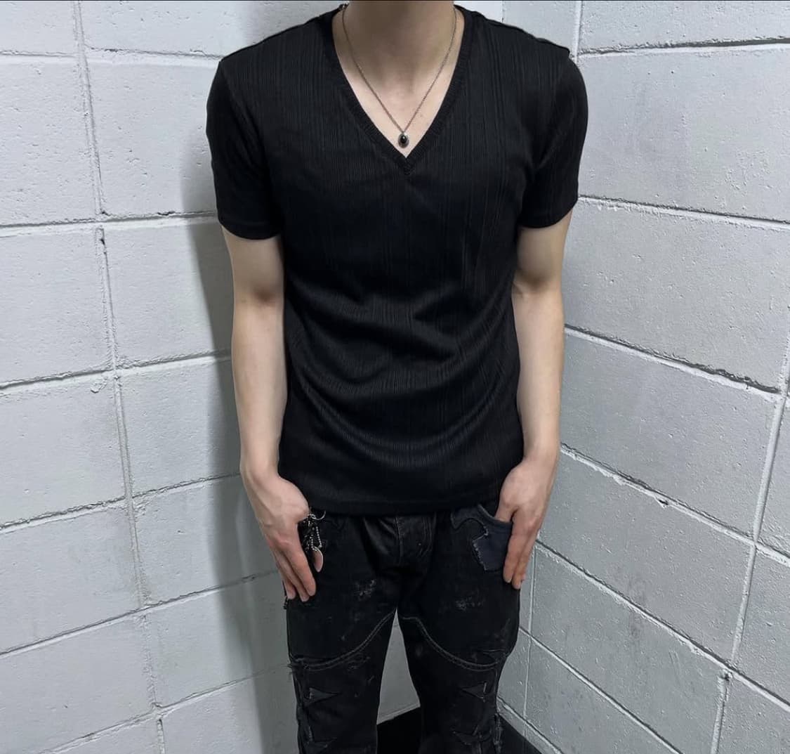 Nicole club v-neck short sleeve 상품이미지2