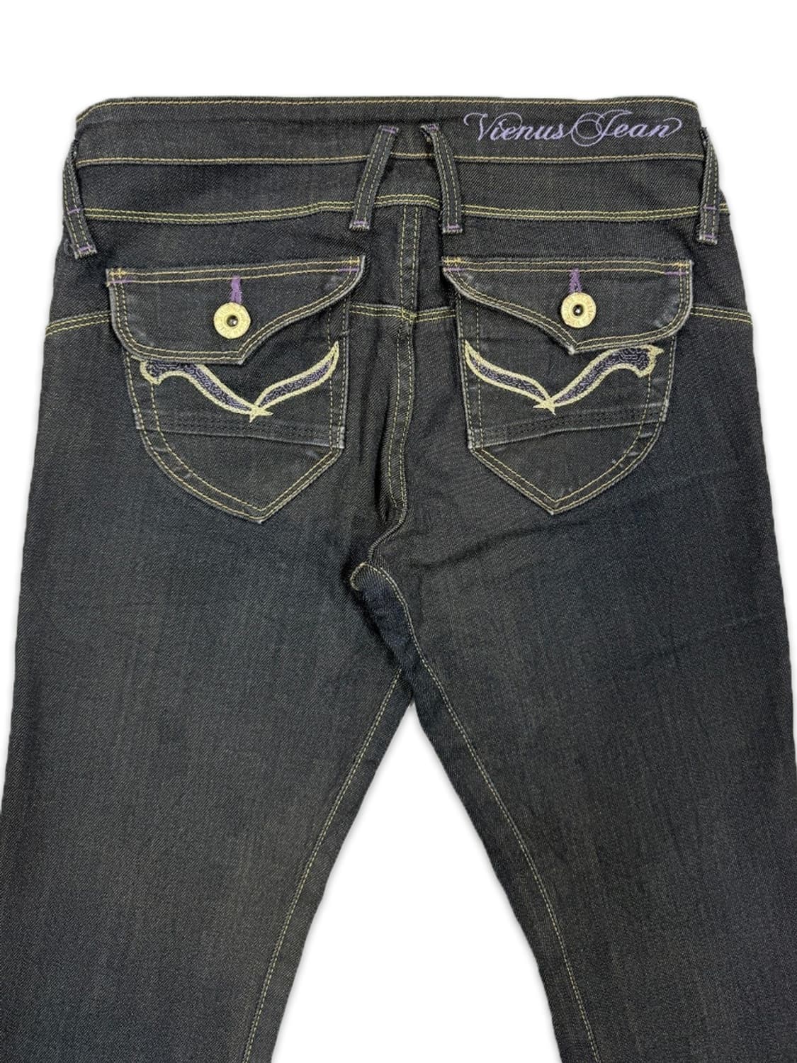 빈티지 EDWIN 그레이 로우라이즈 데님 부츠컷 팬츠 상품이미지6