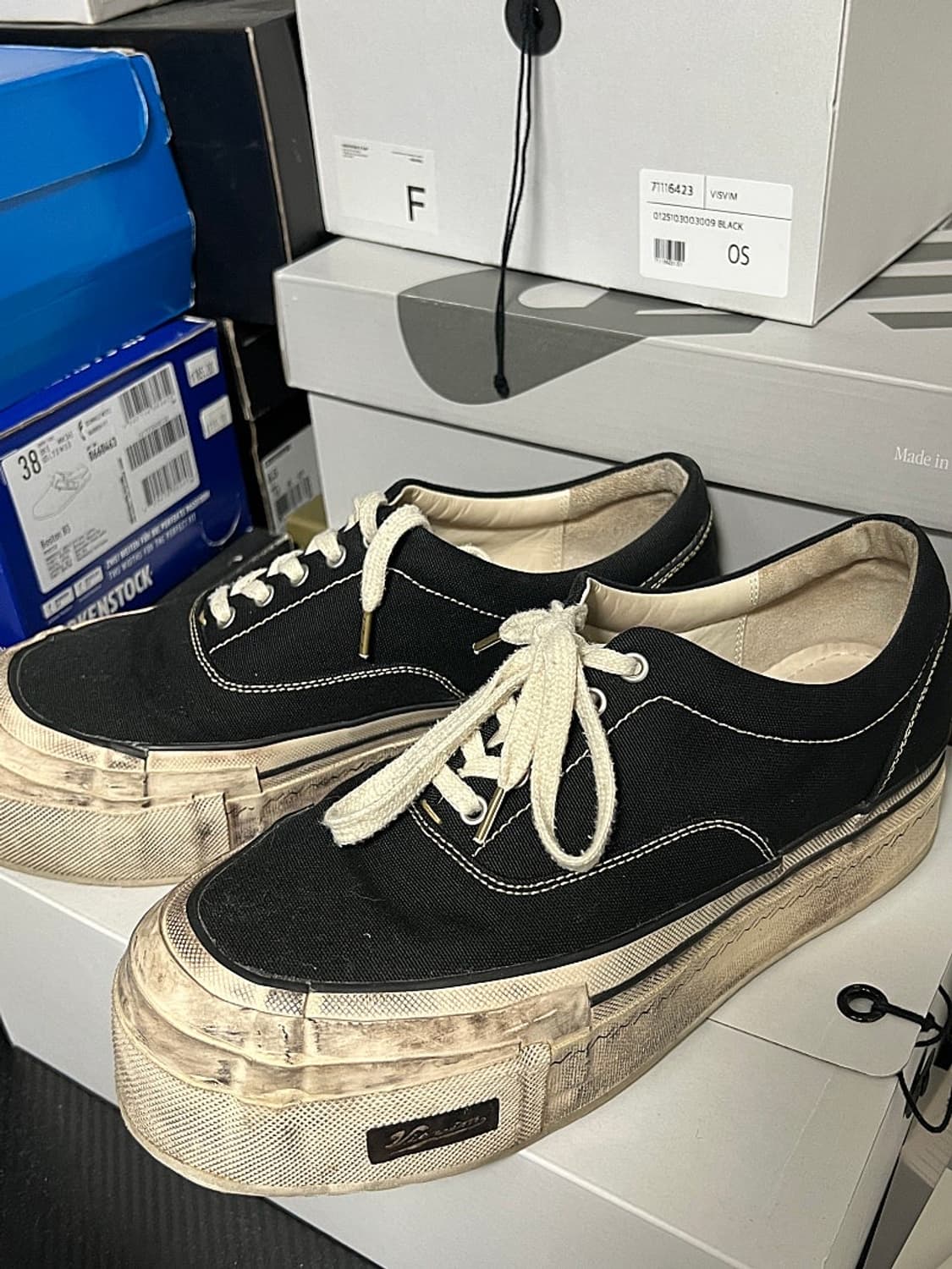 비즈빔 Visvim 22SS 로건덱 블랙 US9 상품이미지3