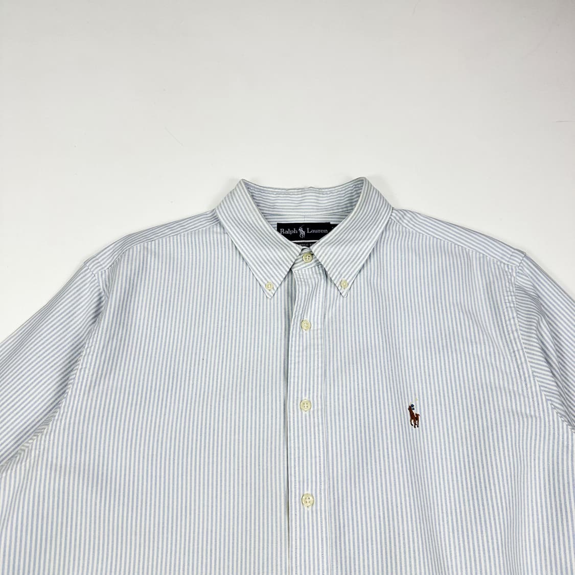 폴로 랄프로렌 클래식핏 스트라이프 옥스포드 셔츠 XL 상품이미지2