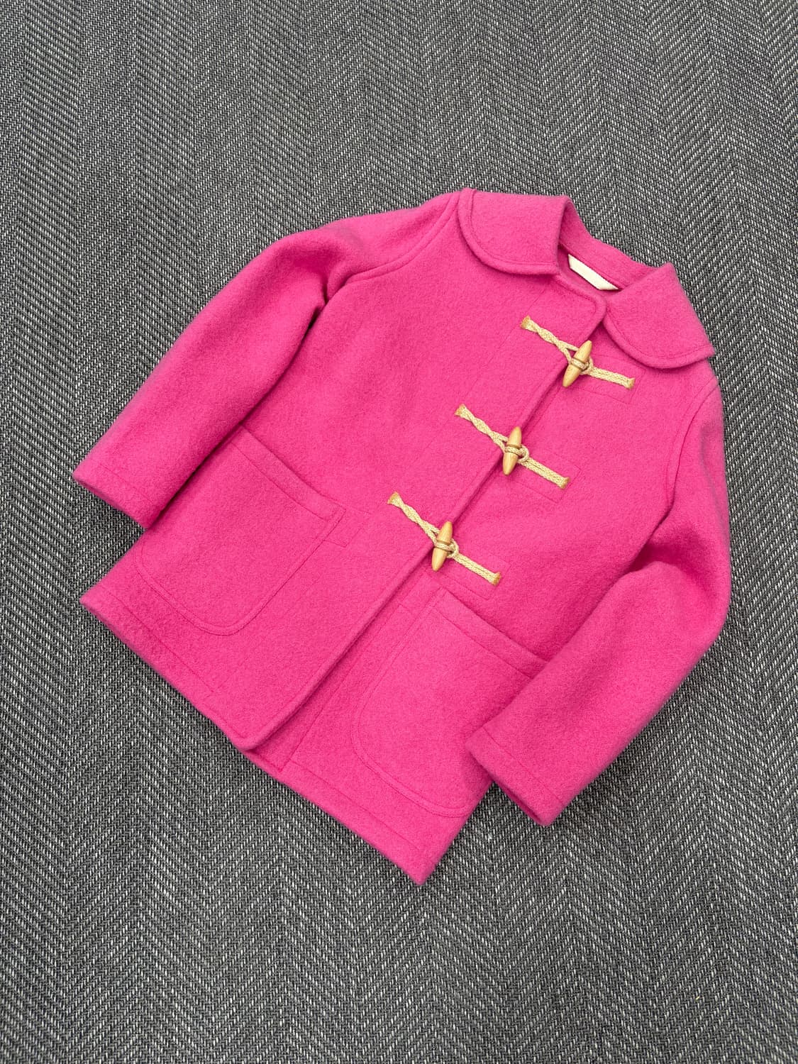 글로버올 떡볶이 코트 핑크xs 상품이미지1