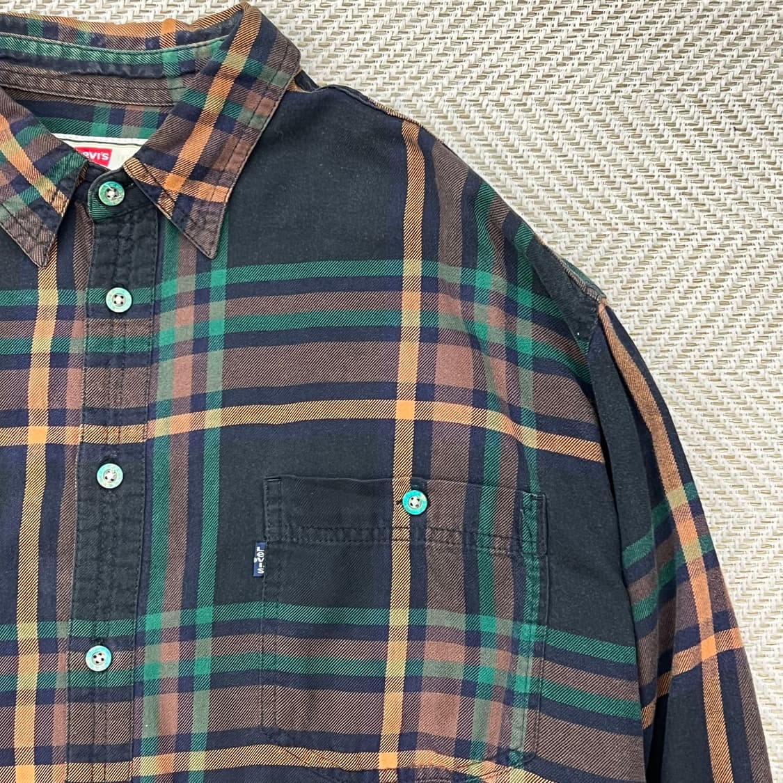 리바이스 체크 셔츠 r2736 상품이미지5