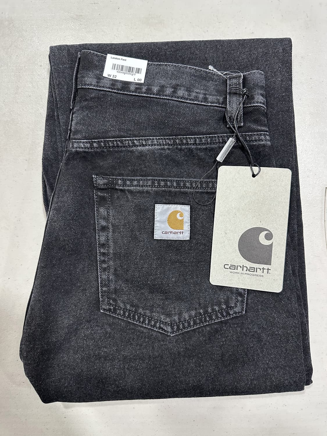 칼하트WIP 로버트슨 블랙진  32,33,34사이즈 새상품 상품이미지2